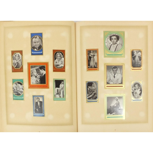 227 - Two albums of Bunte Filmbilder film star cards housed in cardboard sleeves, 30cm x 23cm