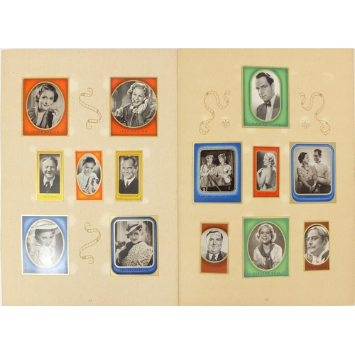 227 - Two albums of Bunte Filmbilder film star cards housed in cardboard sleeves, 30cm x 23cm