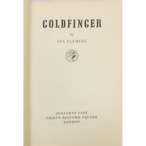 231 - Gold finger by Ian Fleming, first edition hardback book published 1959 by Glidrose Productions, with... 