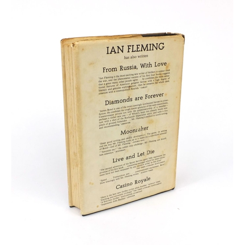 231 - Gold finger by Ian Fleming, first edition hardback book published 1959 by Glidrose Productions, with... 