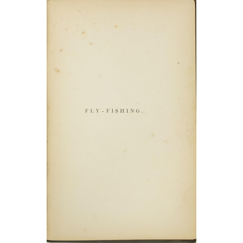 237 - Fly-fishing in salt and fresh water, hardback book with six plates, including coloured examples, pub... 