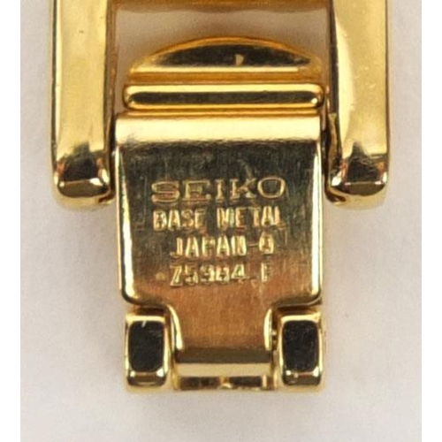 2498 - Ladies diamond set Seiko wristwatch, approximate weight 33.6g