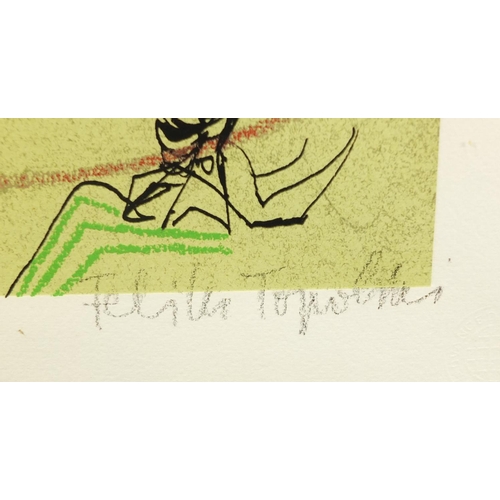 1033 - Feliks Toploski - The London Symphony Orchestra, six pencil signed Limited edition prints, produced ... 