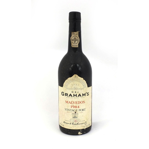 104 - 75cl bottle of vintage 1984 W & J Grahams Malvedos port