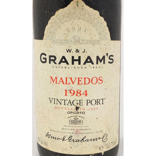 104 - 75cl bottle of vintage 1984 W & J Grahams Malvedos port