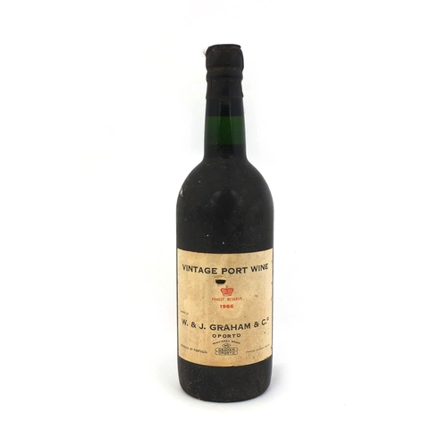 103 - 75cl bottle of vintage 1966 W & J Graham & Co port