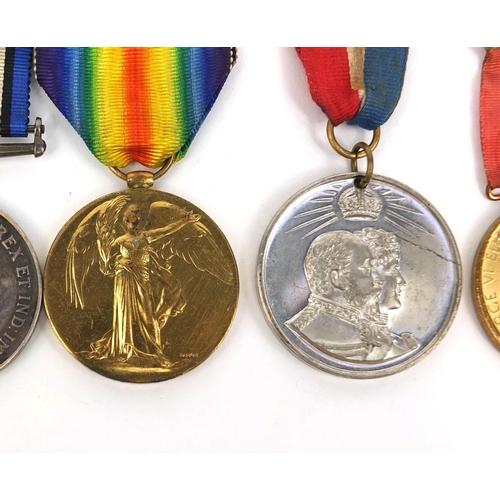 268 - British Military interest World War I Victory and 1914-18 War medals awarded to M2-266313PTE.E.R.DIT... 