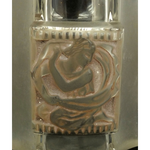 586 - Rene Lalique Helene No.1 pattern perfume bottle, etched 'R Lalique France' to the base, 22cm high