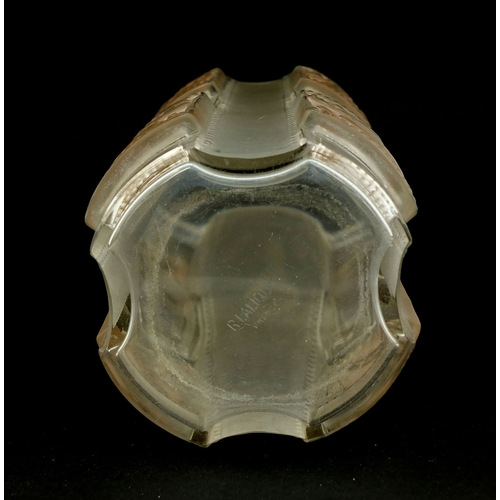 586 - Rene Lalique Helene No.1 pattern perfume bottle, etched 'R Lalique France' to the base, 22cm high