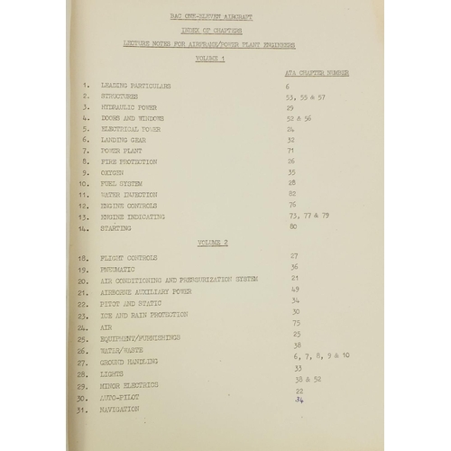 301 - Airframe and power plant engineer - Volumes one and two, Aircraft servicing school lecture notes for... 