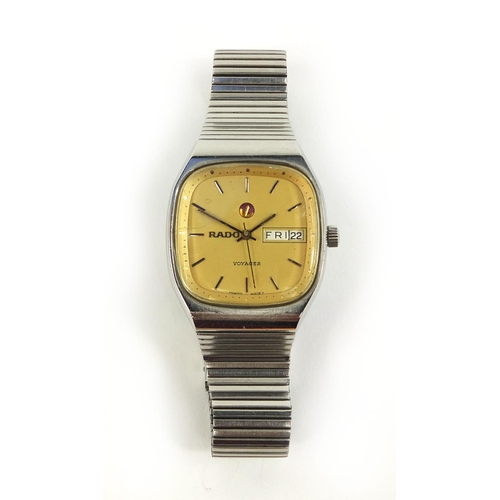 863 - Vintage Rado Voyager wristwatch No: 15260851 to the case