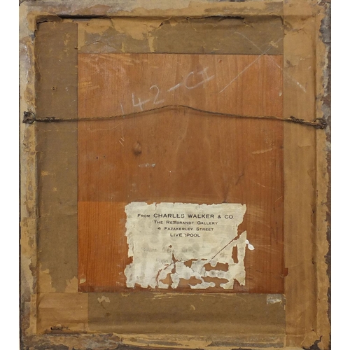 920 - Wooden collage onto panel, abstract composition, White Relief, titled and Charles Walker & Co label ... 
