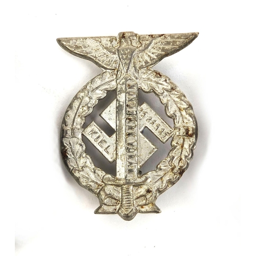 288 - Group of three German Military interest badges, comprising Tank Assault badge, Inventory Assault bad... 