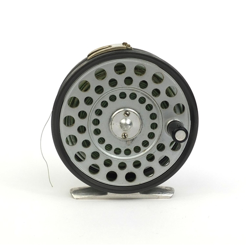 113 - Vintage Hardy Bros of England fishing reel, model LRH lightweight together with fitted Hardy Bros ca... 