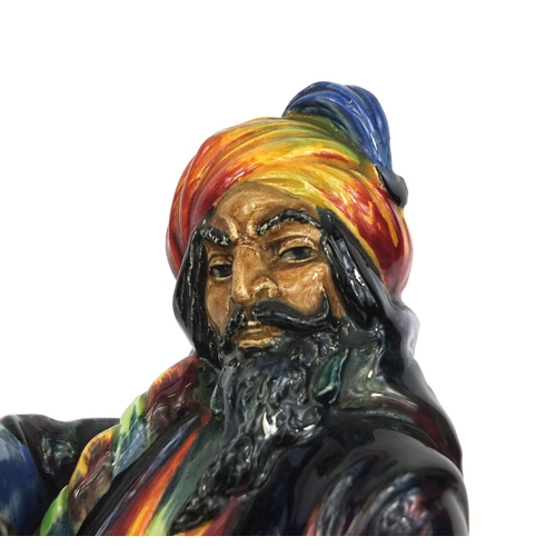 627 - Royal Doulton hand painted figure, Blue Beard HN1528, factory marks to the base, 30cm high