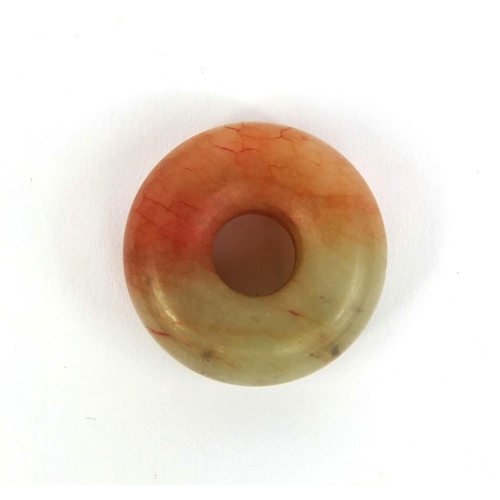 441 - Chinese jade toggle, 3.2cm in diameter