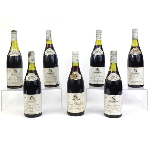 90 - Seven 75cl bottles of 1982 Patriarche Pere Et Fils Gevrey-Chambertin red wine