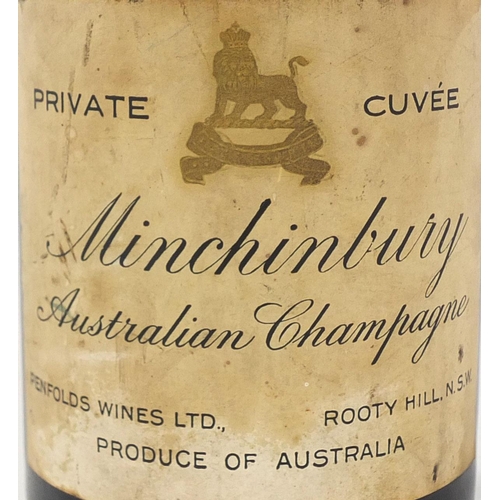 88 - Bottle of vintage 1928 Minchinbury Australian Champagne