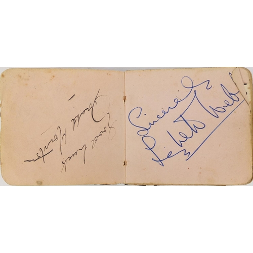 163 - Military interest autograph album including film stars and members of the Guinea Pig Club, the album... 