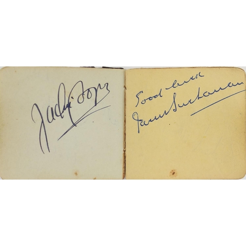 163 - Military interest autograph album including film stars and members of the Guinea Pig Club, the album... 