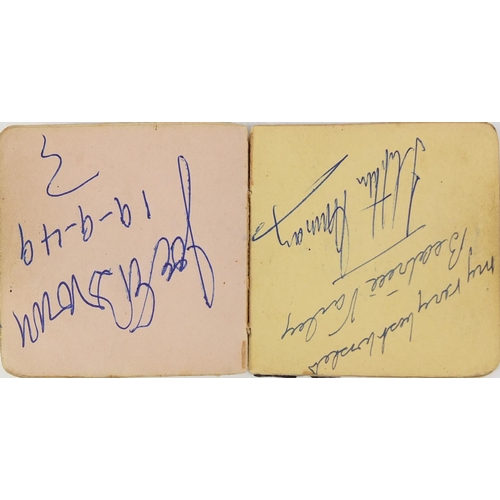 163 - Military interest autograph album including film stars and members of the Guinea Pig Club, the album... 