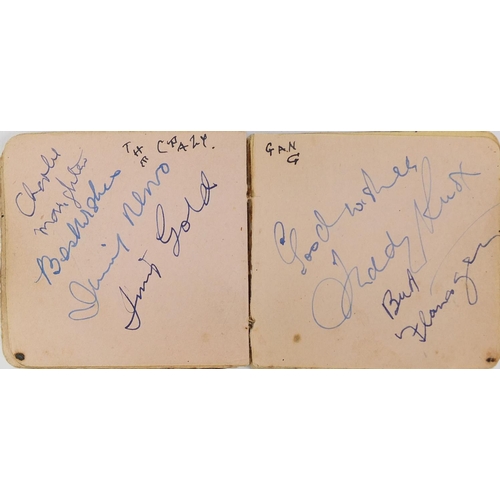 163 - Military interest autograph album including film stars and members of the Guinea Pig Club, the album... 