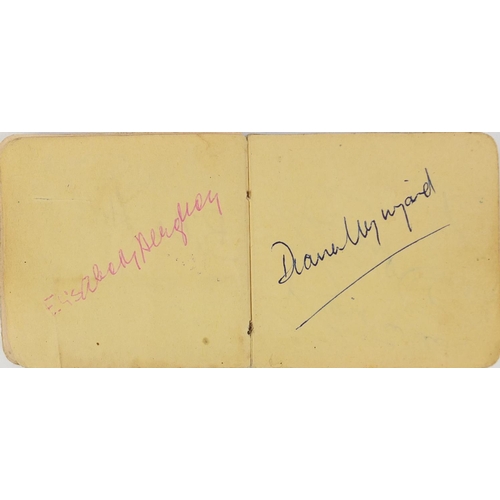 163 - Military interest autograph album including film stars and members of the Guinea Pig Club, the album... 