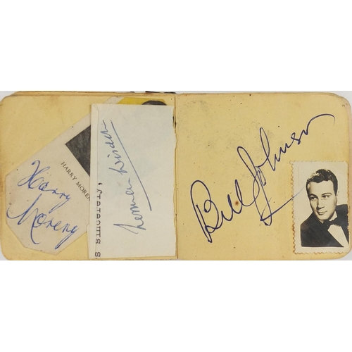 163 - Military interest autograph album including film stars and members of the Guinea Pig Club, the album... 