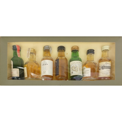 2285 - Three boxed sets of classic Malt Whiskeys miniatures