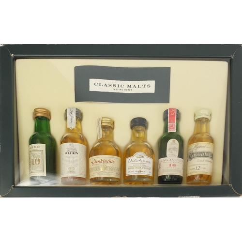 2285 - Three boxed sets of classic Malt Whiskeys miniatures