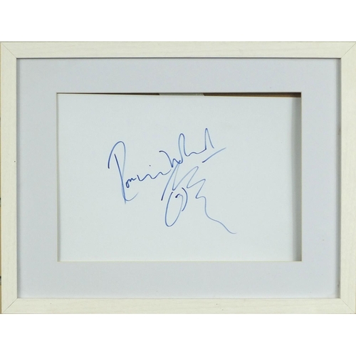 147 - Ronnie Wood of The Rolling Stones signed ink self portrait, (PROVENANCE: Obtained by the vendor at t... 