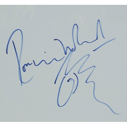 147 - Ronnie Wood of The Rolling Stones signed ink self portrait, (PROVENANCE: Obtained by the vendor at t... 