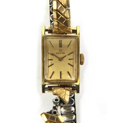 871 - Ladies vintage Omega wristwatch, No.27291733 to the movement