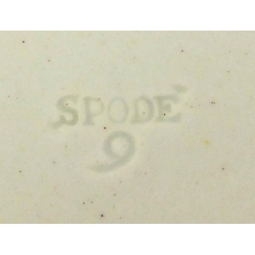 180 - Spode hand gilded charger, impressed factory marks to the base, 35cm in diameter