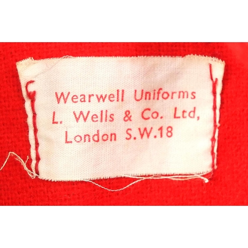 614 - Wearwell uniforms nurses cape with London label, 110cm long