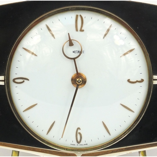 151 - Vintage Metamec mantle clock with eight day movement