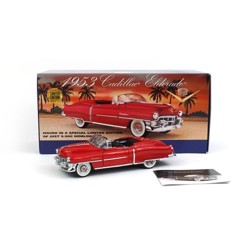 2328 - Boxed Franklin Mint precision die cast 1953 Cadillac Eldorado, scale 1:24, 23cm in length