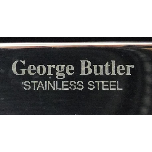 2125 - George Butler of Sheffield six place canteen of stainless steel cutlery