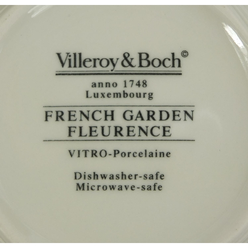 2143 - Collection of Villeroy and Boch French garden fluorescence patterned tea/dinnerware, including a lid... 