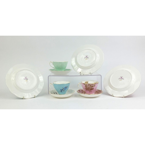 2177 - Group of three Royal Albert Trios from one hundred years of Royal Albert collection, comprising 1930... 