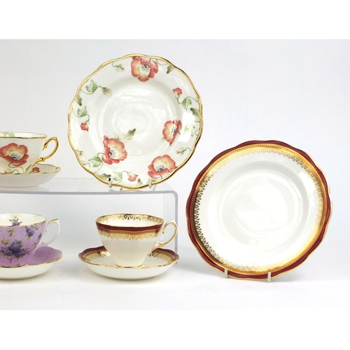 2178 - Group of three Royal Albert Trios from one hundred years of Royal Albert collection, comprising1970'... 