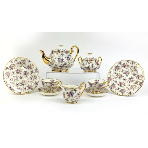 Royal Albert 1940 s English chintz pattern tea for two from the one hundred years of Royal Albert s