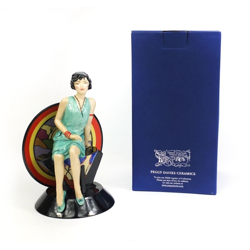 2068 - Boxed Kevin Francis figurine, Young Clarice Cliff Trilogy, limited edition No.898/900, together with... 