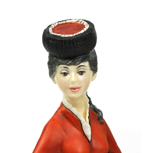 2085 - Boxed Royal Worcester limited edition figurine, Emily No.112/500, the figure 21cm high