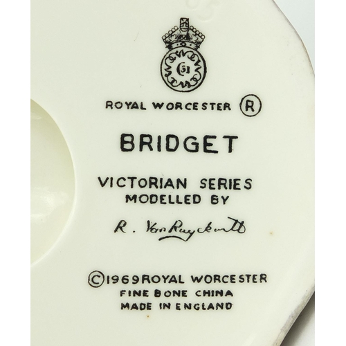 2084 - Boxed Royal Worcester limited edition figurine, Bridget No.112/500, the figure 20cm high