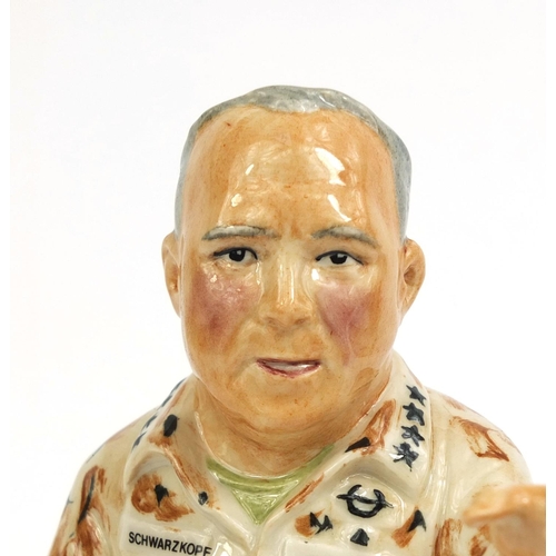 2074 - Kevin Francis general Norman H Schwarzkopf character jug, limited edition No.360/750, 22cm high