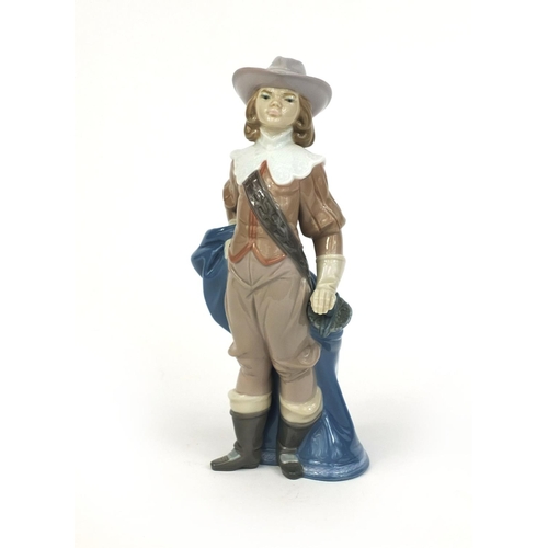 2080 - Lladro figure of musketeer Athos, factory marks and No.6121 to the base, 23cm high