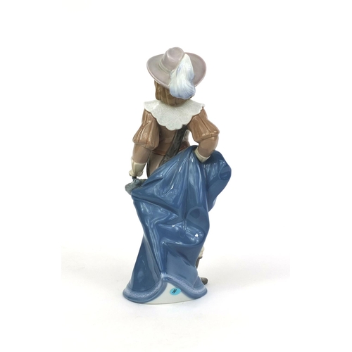 2080 - Lladro figure of musketeer Athos, factory marks and No.6121 to the base, 23cm high