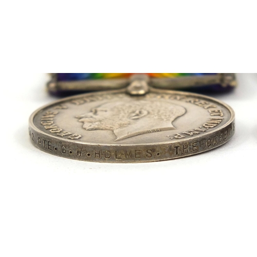 269 - British Military interest World War I Victory medal and 1914-18 war medal awarded to G-30042PTE.G.W.... 