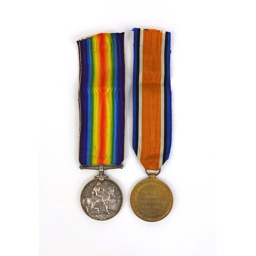 269 - British Military interest World War I Victory medal and 1914-18 war medal awarded to G-30042PTE.G.W.... 